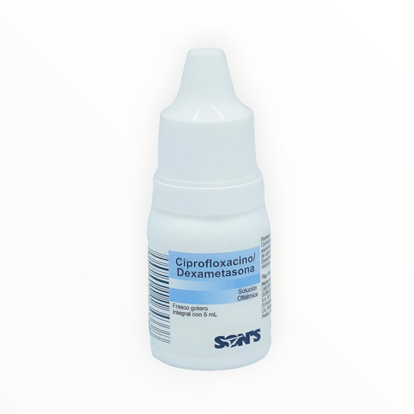 ciprofloxacino con Dexametasona